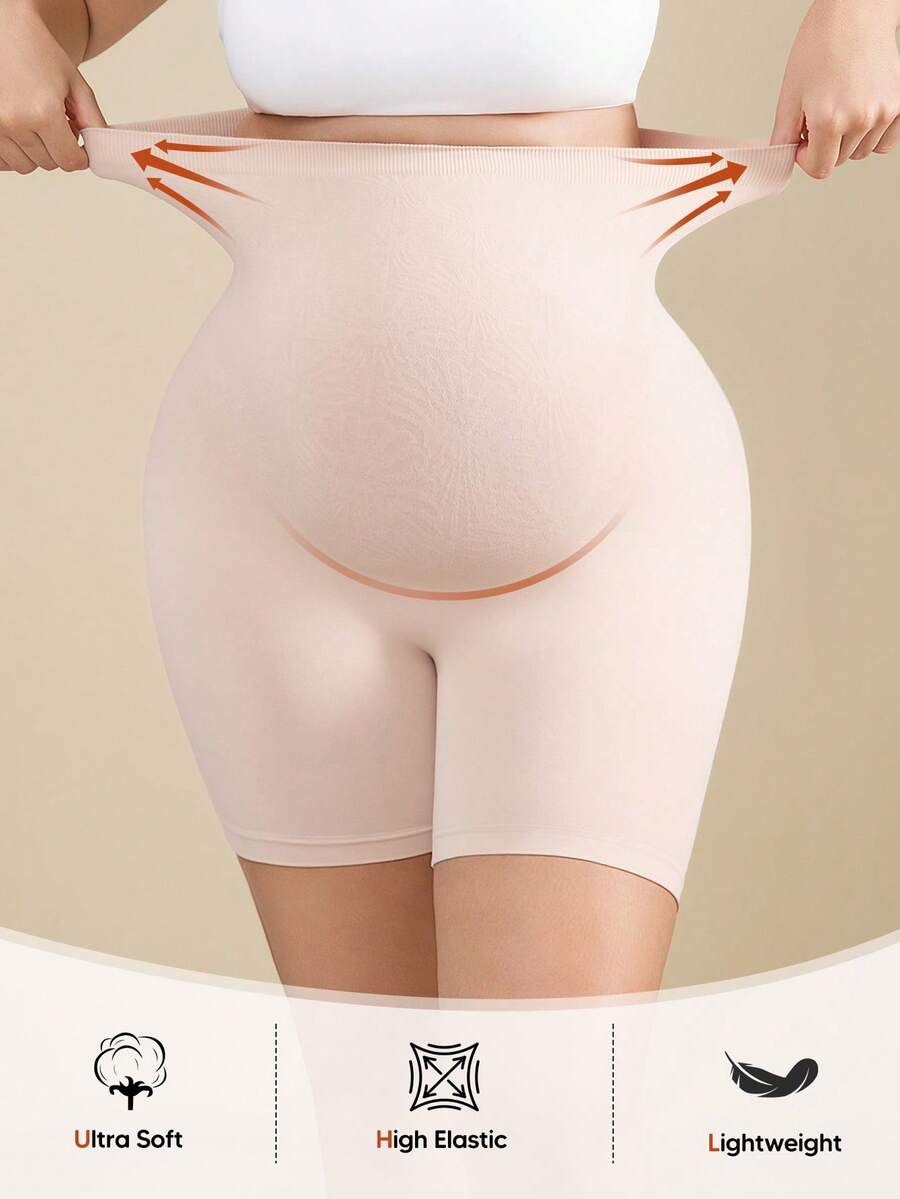 Maternity Soft Elastic Waist Shorts - Comfortable Belly Support