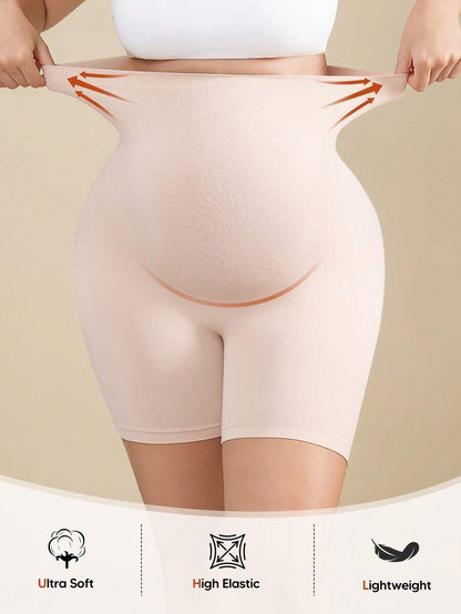 Maternity Soft Elastic Waist Shorts - Comfortable Belly Support