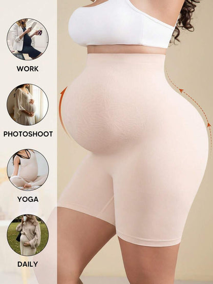 Maternity Soft Elastic Waist Shorts - Comfortable Belly Support