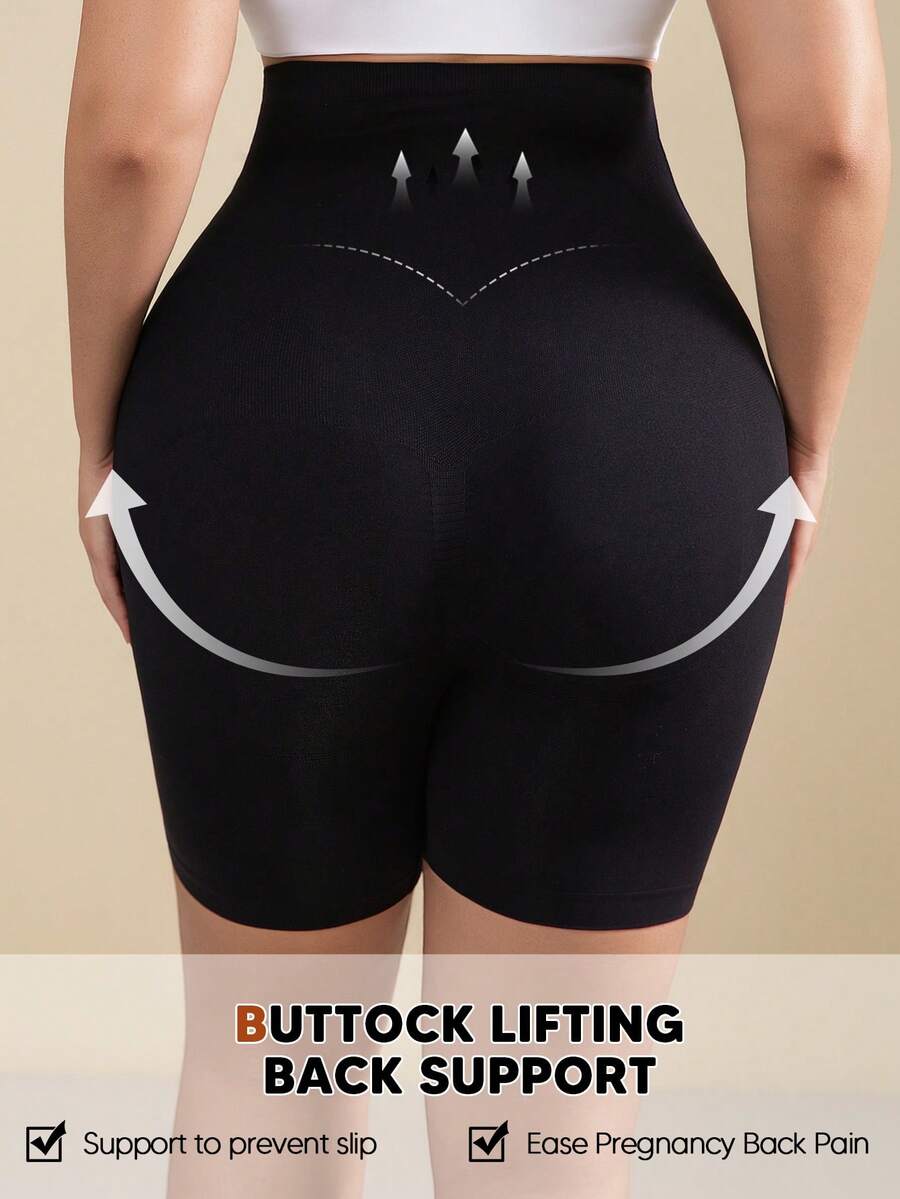 Maternity Belly Support Knee-Length Shorts - High Elasticity Shaping Briefs