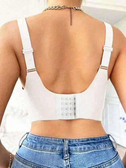 Women’s Push Up Bra – Adjustable Strap Wire Free Full Bust Lift