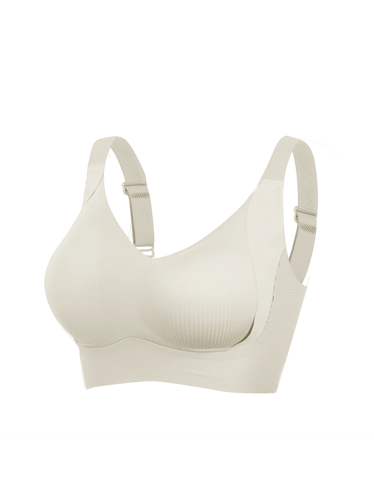 Push-Up Seamless Bra - Adjustable Strap Tummy Control Workout Bra