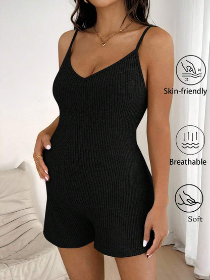 Maternity Jumpsuit for Women – Adjustable Strap Casual Romper
