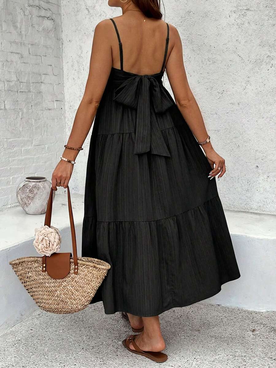 Maternity Sleeveless Solid Color Dress, Fashionable For Summer Woman S Summer Clothes  Maternity Dress  Vacation