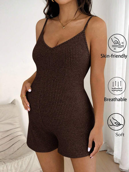 Maternity Jumpsuit for Women – Adjustable Strap Casual Romper