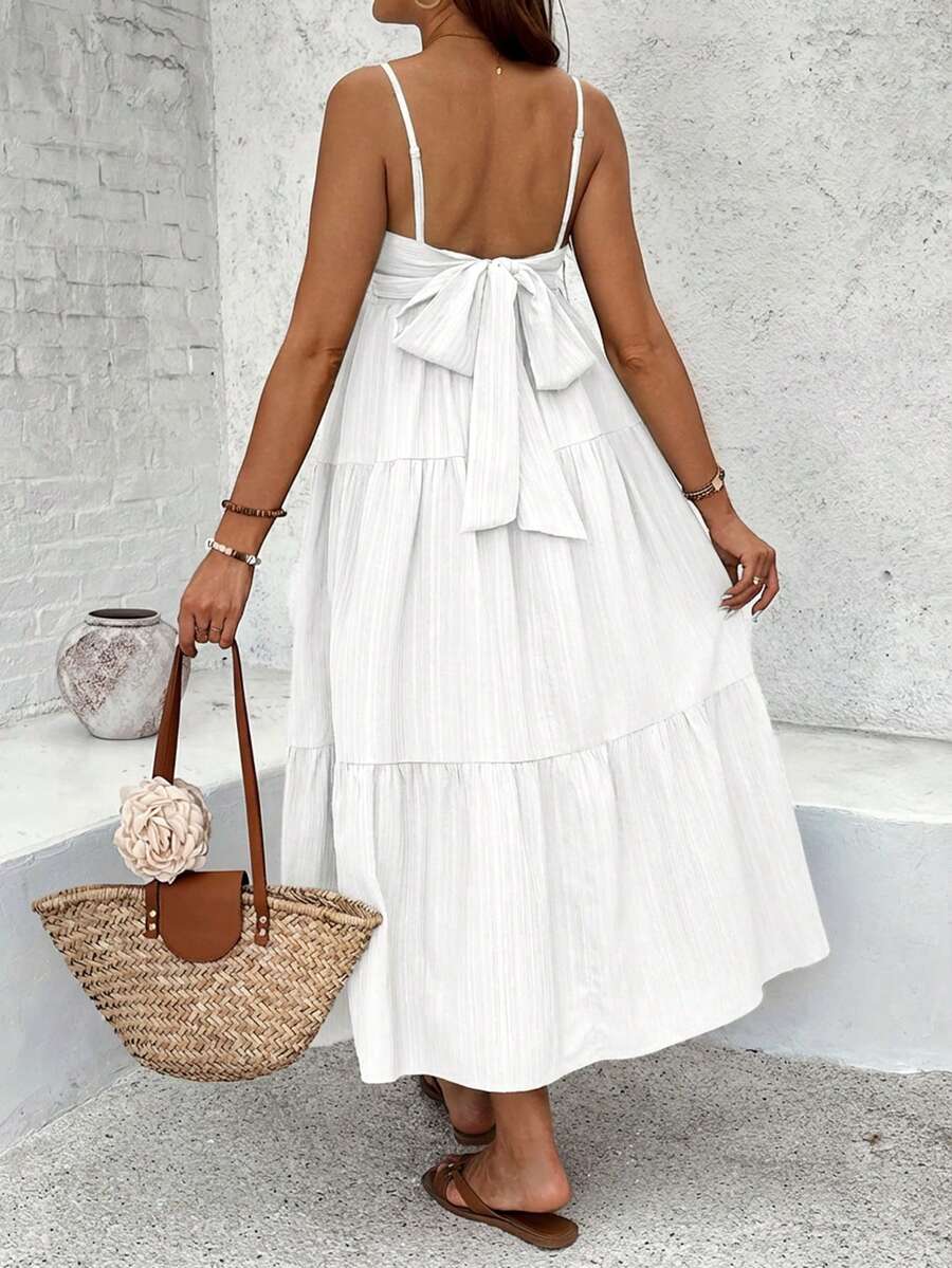 Maternity Sleeveless Solid Color Dress, Fashionable For Summer Woman S Summer Clothes  Maternity Dress  Vacation