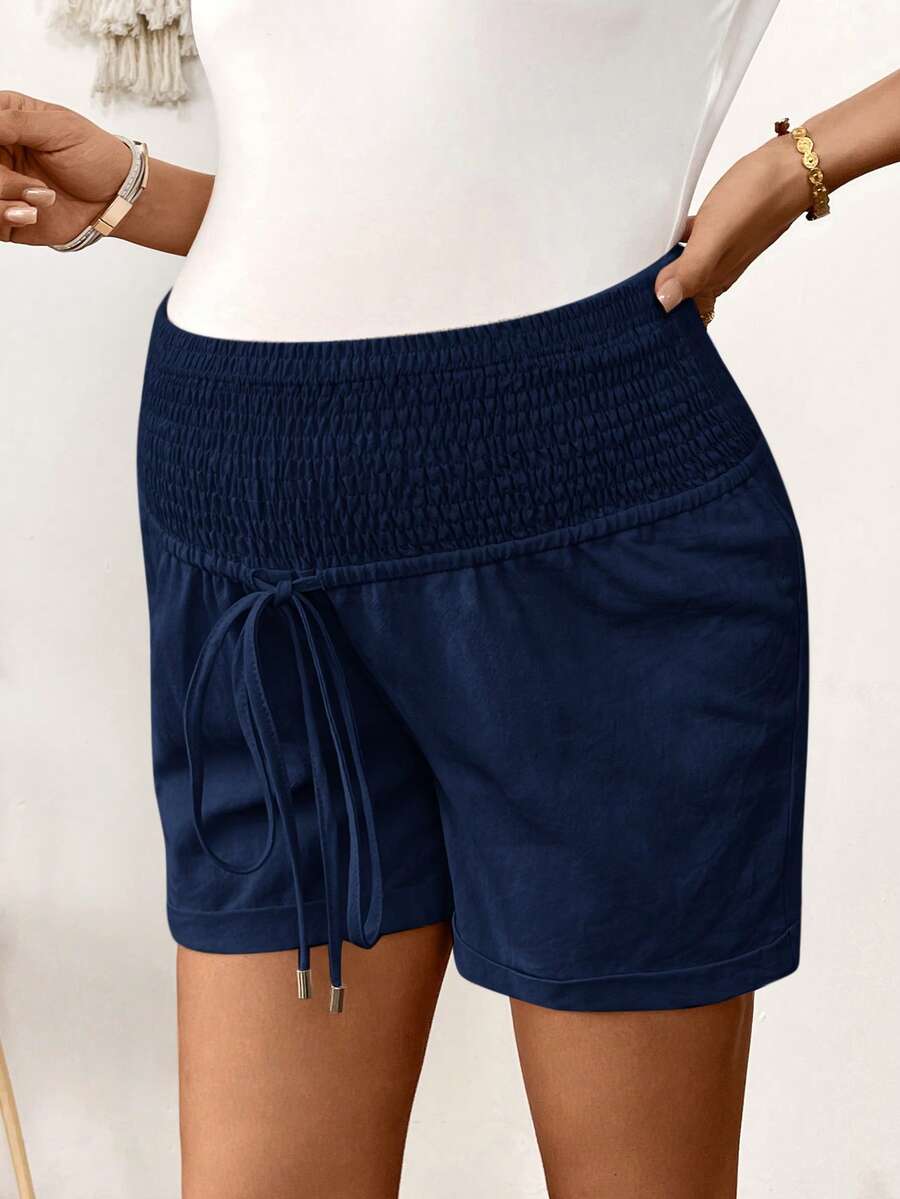 Women's Cotton Linen Casual Beach Shorts with Drawstring Waist and Pockets, Loose Fit Army Green Summer Track Shorts for Country Concerts