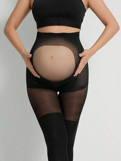 Maternity Leggings - High Elastic Skinny Thin Plus Size Stretch Pregnancy, Fall Soft Cozy Wear