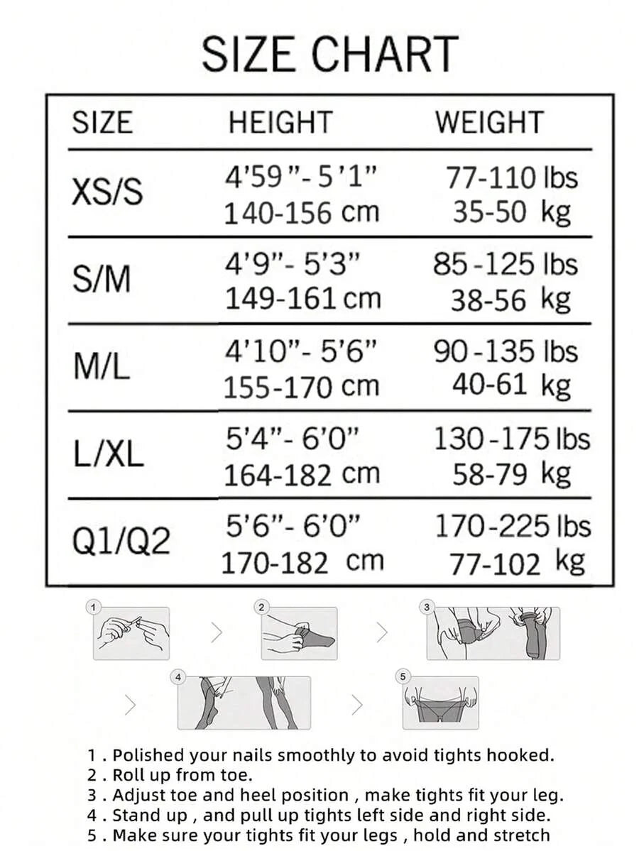 Maternity Tights - Plus Size Sheer Polka Dot Patterned High Waist Transparent Belly, Sexy Thin