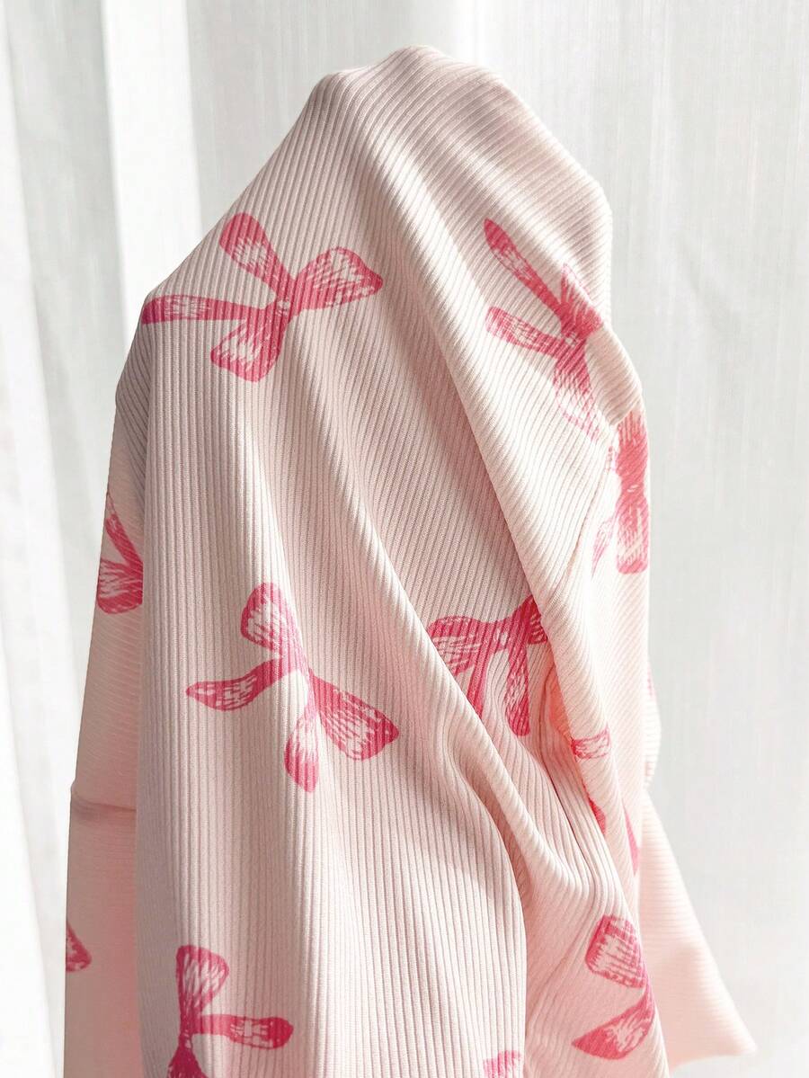 Maternity Pajama Set 2 Pack - Bow Print Pink Long Sleeve Cardigan and Pants Nursing Loungewear