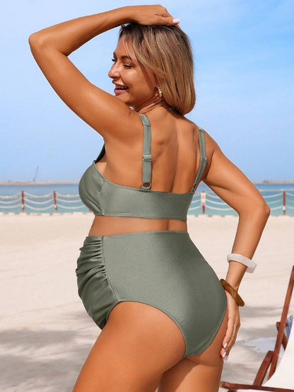 Maternity Pleated Shorts - Y2K Jacquard High Waist Lightweight Casual Beachwear