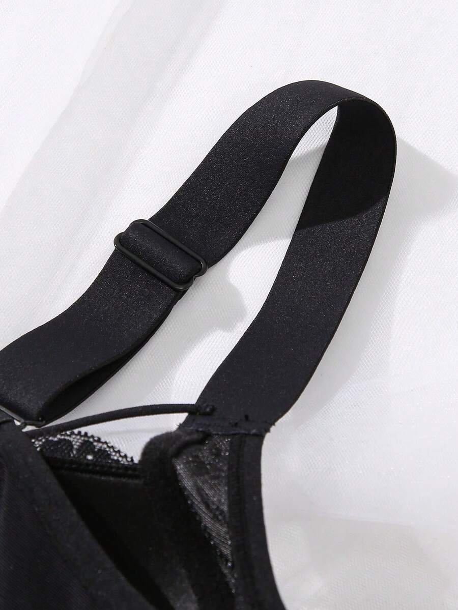 Women's Plus Size Comfortable Underwire Lace Bra - Elegant Full Coverage Support