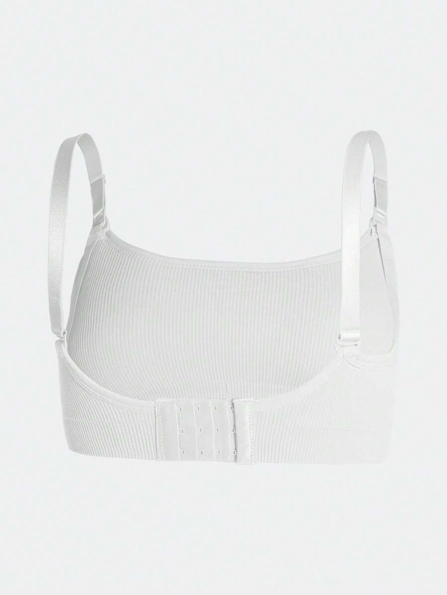 Maternity Nursing Bra Set 3 Pack - Easy Open Breastfeeding Bralette, Black Coffee Skin