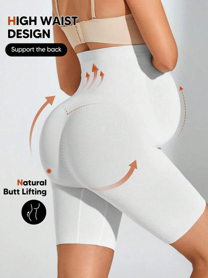 Maternity Shaping Shorts - Plus Size High Waist Abdomen Support Sports & Cycling
