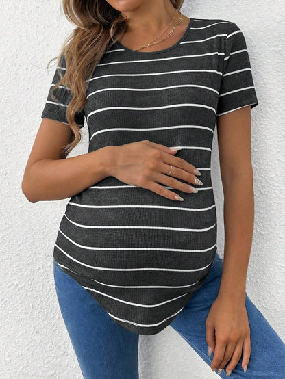 Vibrant Print Maternity Spaghetti Strap Mini Dress Boho Backless Camisole Sun Dress for Summer Beach Vacations and Travel