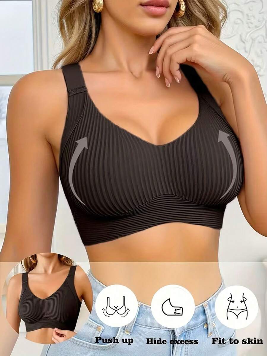 3 Piece Plus Size Sports Bra Set – Comfortable Breathable Lift Support