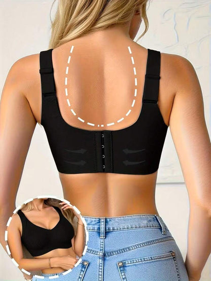 3 Piece Plus Size Sports Bra Set – Comfortable Breathable Lift Support