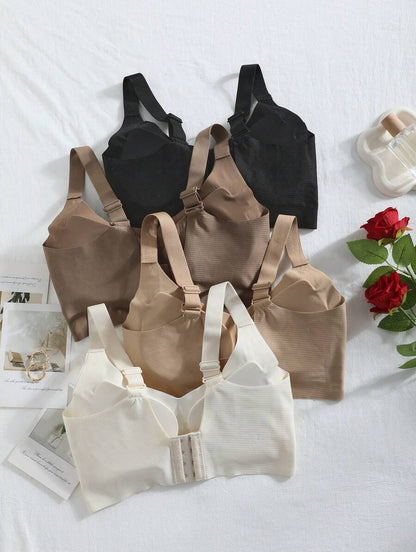3 Piece Plus Size Sports Bra Set – Comfortable Breathable Lift Support