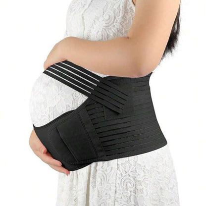 Maternity Support Belt - Adjustable Pregnancy Belly Band for Back & Pelvic Pain Relief