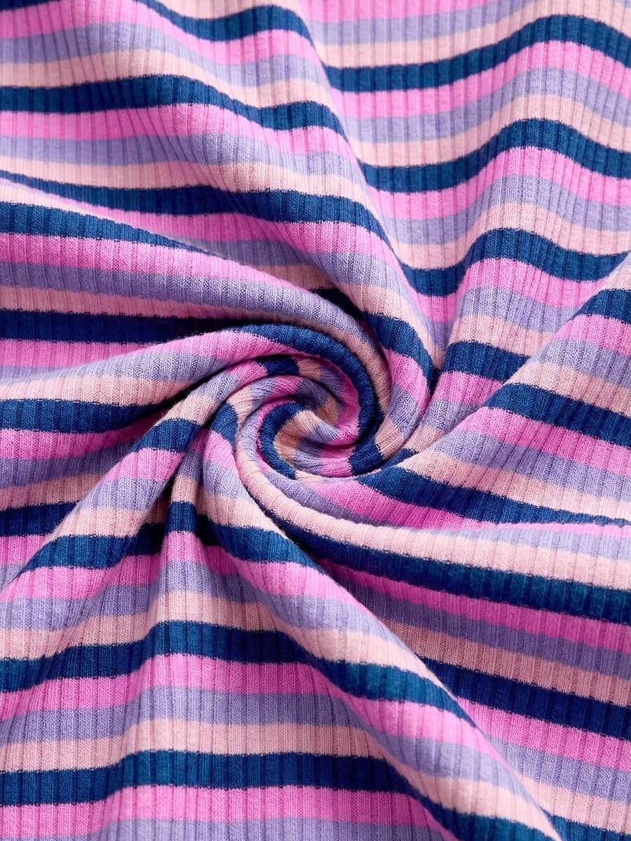 Multicolor Striped Maternity Bodycon Mini Dress - Sleeveless Backless Spaghetti Strap Slim Fit Summer Pregnancy Cami Pencil Dress