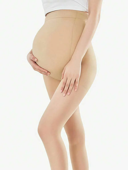 Maternity Pantyhose 1-2 Pairs - Plus Size High Waist Breathable Slimming Pregnancy, Autumn