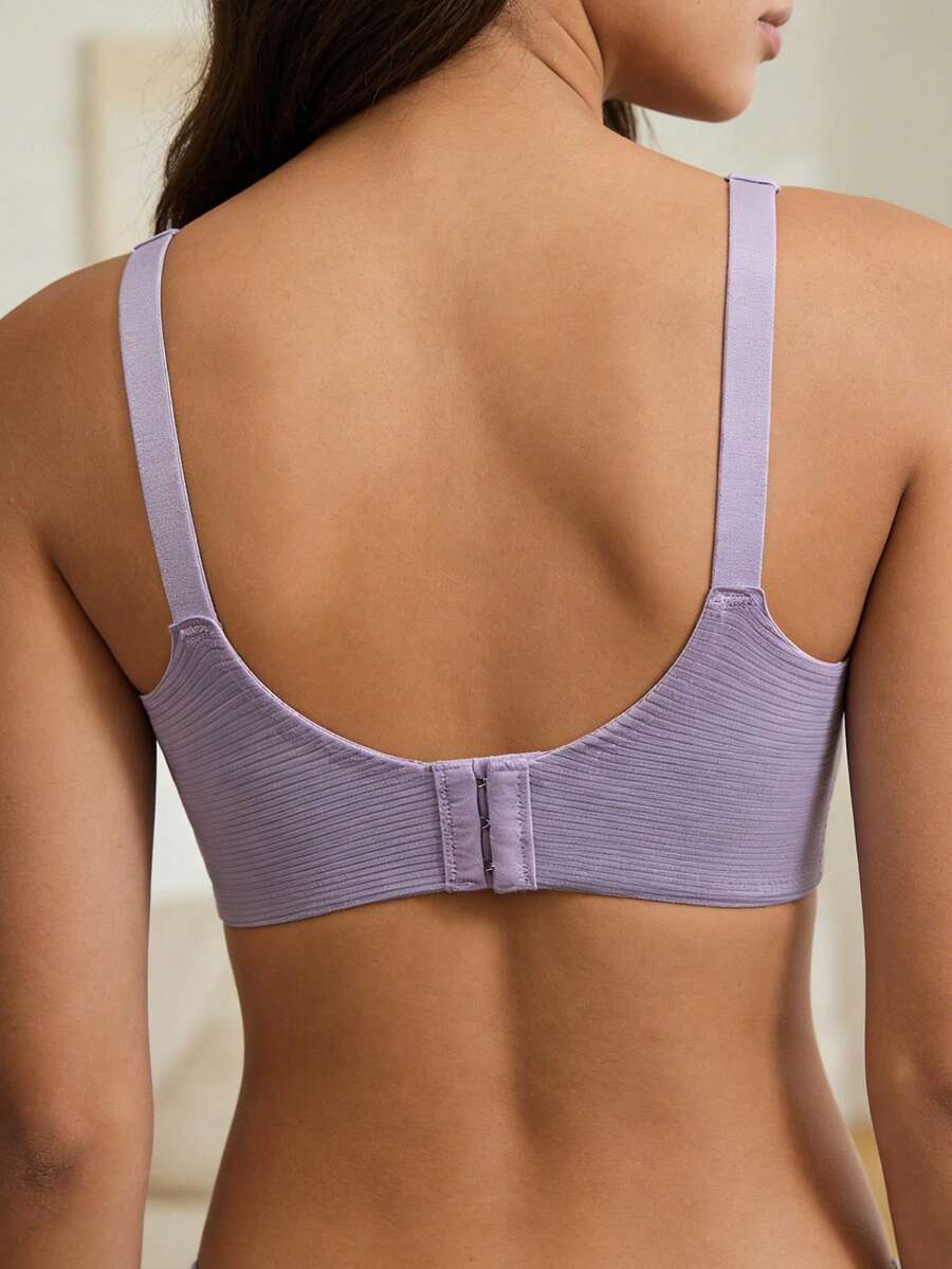 Maternity Nursing Bra - Wireless Anti-Sagging Breastfeeding Half-Fixed Lift Clip-Open, Postpartum