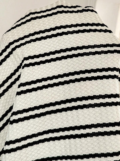 Maternity Striped Nursing Dress - Spaghetti Strap, Slim Fit, Flared Hem, Apricot