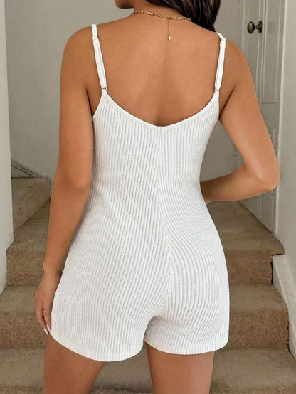 Maternity Jumpsuit for Women – Adjustable Strap Casual Romper