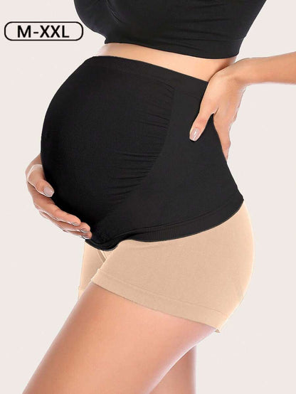 Plus Size Seamless Maternity Belly Band - Breathable Abdominal Support Belt for Pregnancy Yoga & Daily Activewear