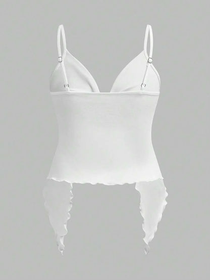 2-Piece Maternity Camisole Set – Front Twist Summer Top