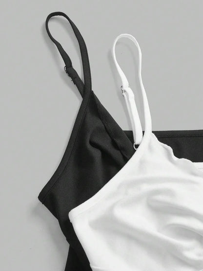 2-Piece Maternity Camisole Set – Front Twist Summer Top