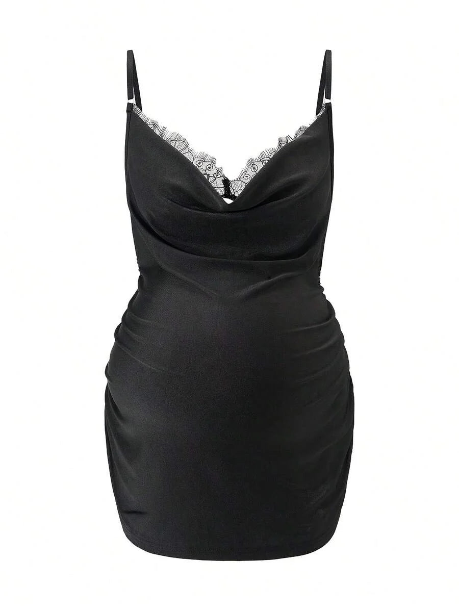 Maternity Sexy Camisole - Spaghetti Strap Versatile Layering Outerwear Summer Winter, Pink