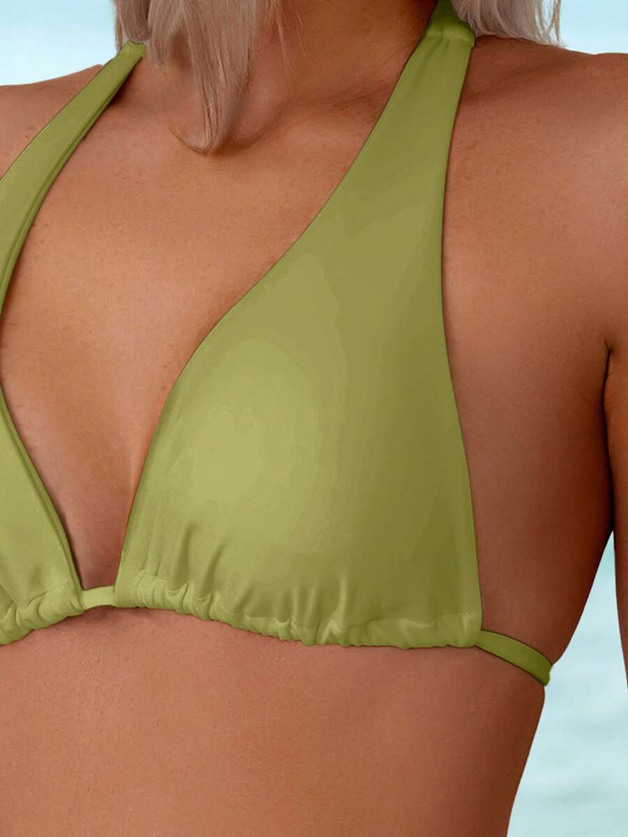 Oceva Summer Beach Halter Tie Side Bikini Set