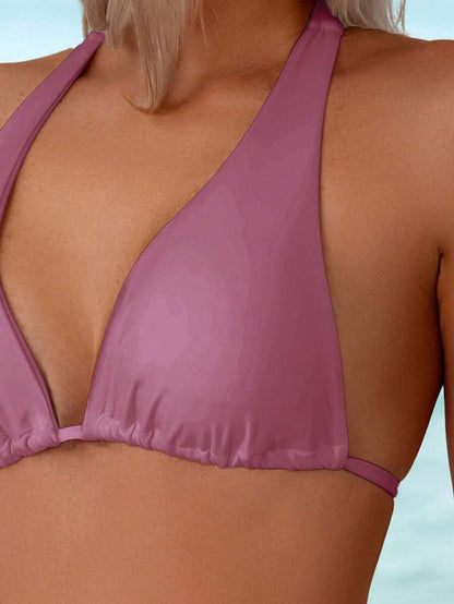 Oceva Summer Beach Halter Tie Side Bikini Set