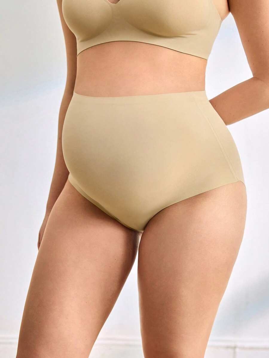 Maternity Underwear 3 Pack - High Waisted Soft Simple Fashion Casual Everyday, Pregnancy Briefs