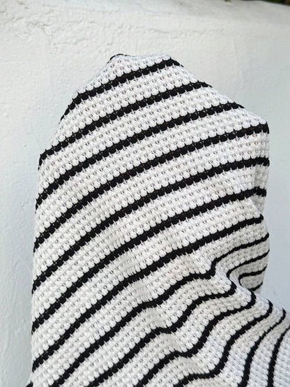 Maternity Pink Striped Cutout Spaghetti Strap Bodycon Dress Sexy Sleeveless Baby Shower Beach Vacation Mini Dress