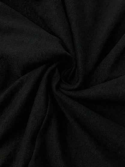 Maternity Ultra High Waist Adjustable Drawstring Cropped Leggings Solid Black High Stretch Casual Lounge Pants