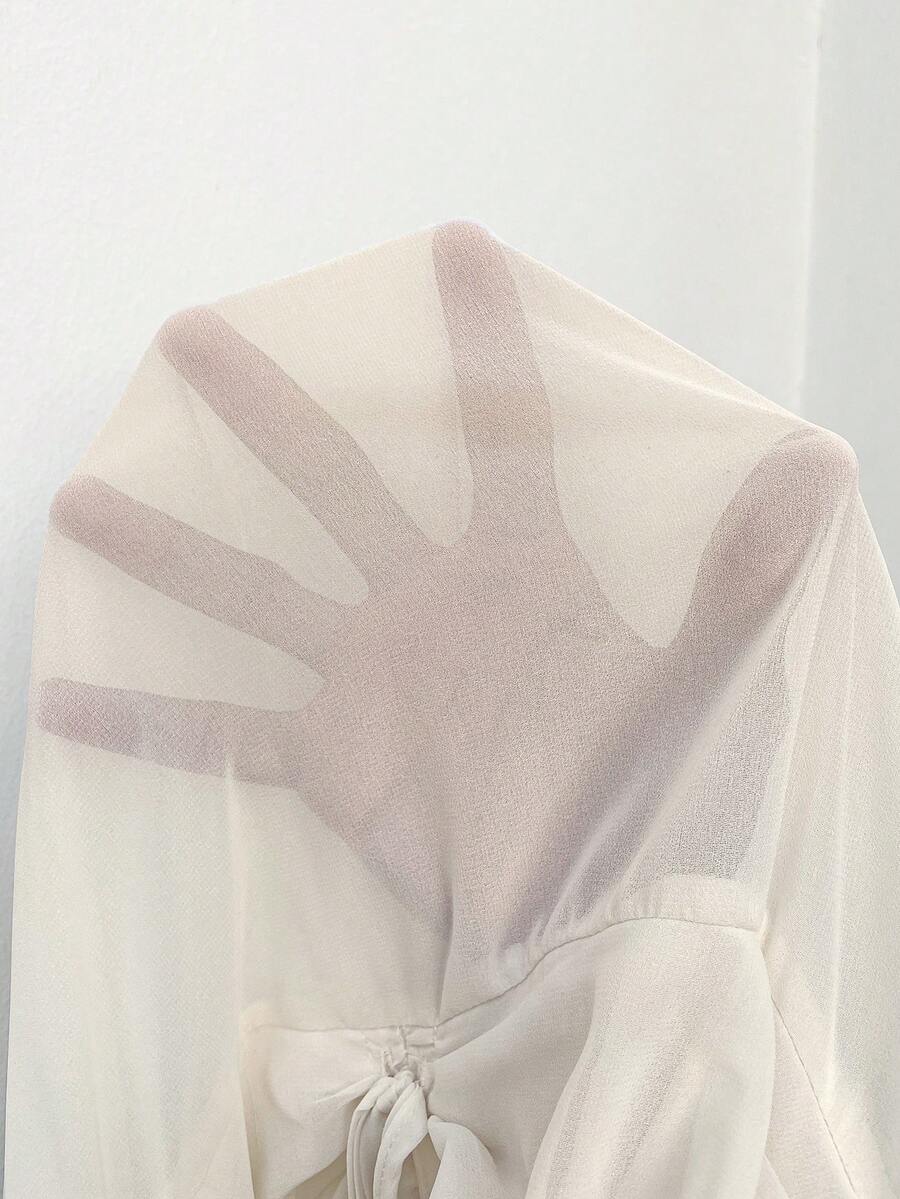 Apricot Maternity Top Off the Shoulder Summer Vacation Shirt with Flare Sleeves and Drawstring Breathable One Shoulder Going Out Tops