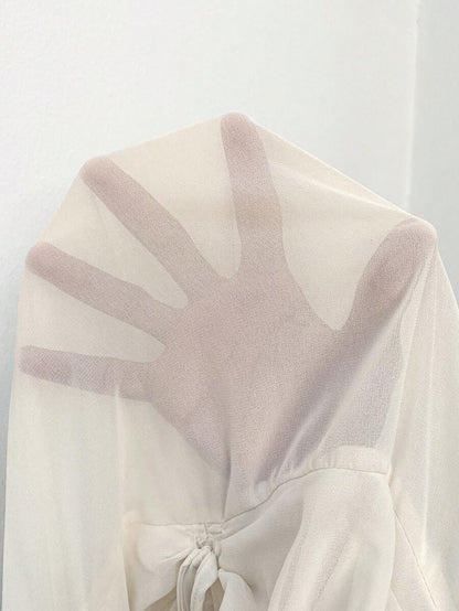 Apricot Maternity Top Off the Shoulder Summer Vacation Shirt with Flare Sleeves and Drawstring Breathable One Shoulder Going Out Tops