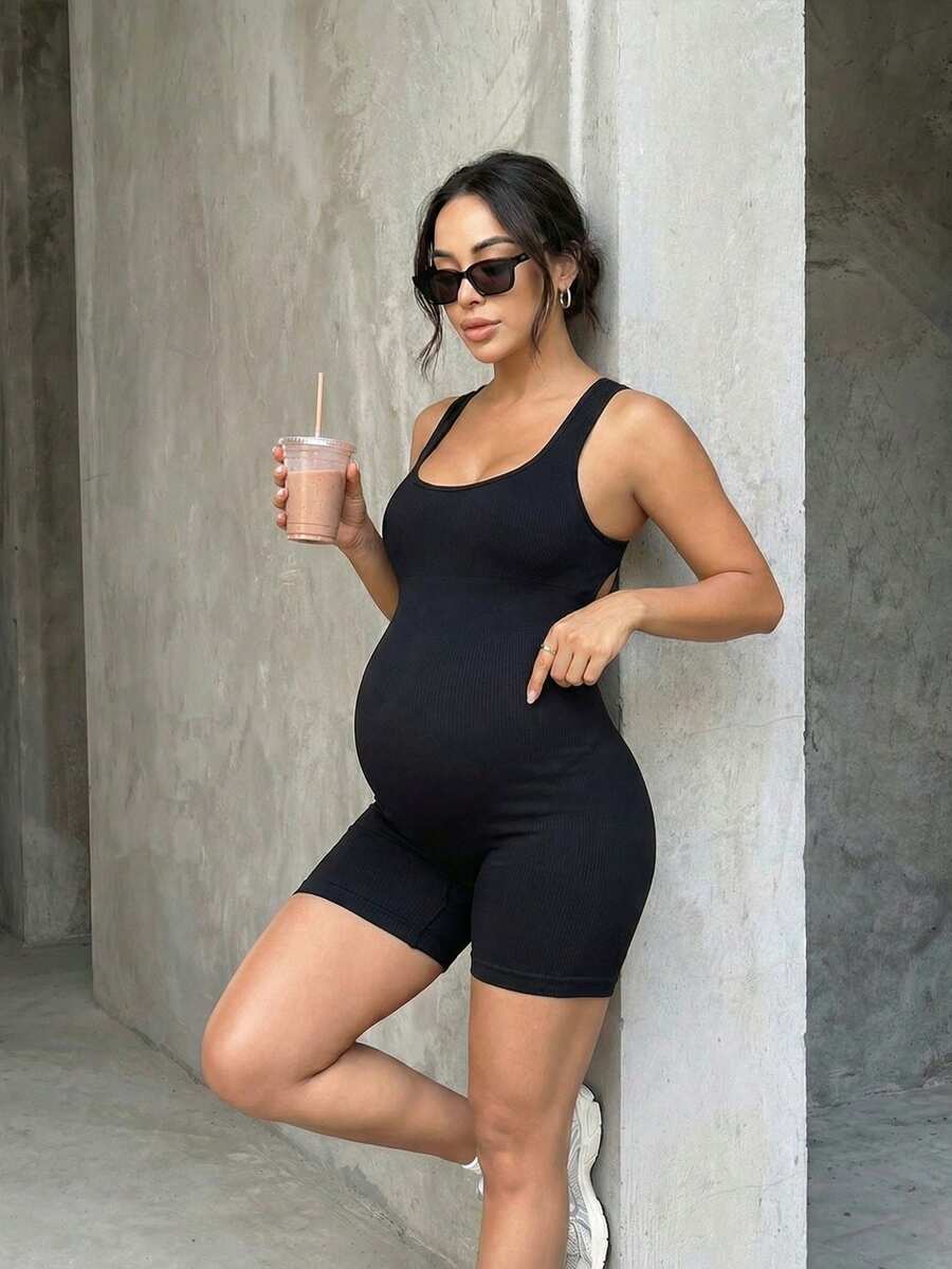 High Rise Maternity Leggings – Stretch Belly Support Shapewear