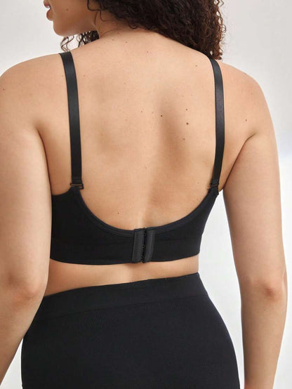 3PCS Maternity Nursing Bras Set Women Simple Solid Color Comfortable Breastfeeding Bra Set
