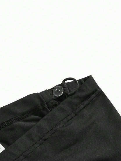 Modmama Pregnant Women Solid Color Casual Versatile Daily Wear Skinny Leggings