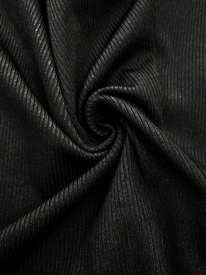 Maternity High-Stretch Cycling Shorts with Adjustable Ultra-High Waist – Solid Black Athletic Biker Shorts for Daily Commute, Zumba, & Activewear