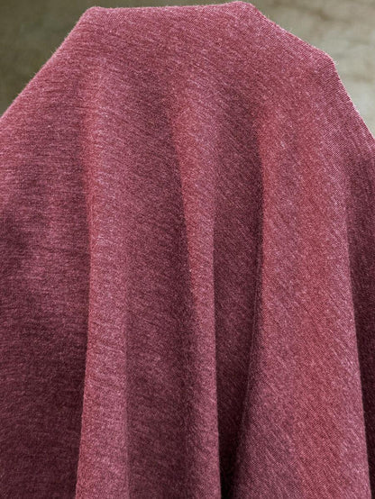Burgundy Scoop Neck Puff Sleeve Maternity T-Shirt - Slim Fit Ruffle Trim Short Sleeve Knit Top for Office and Casual Wear
