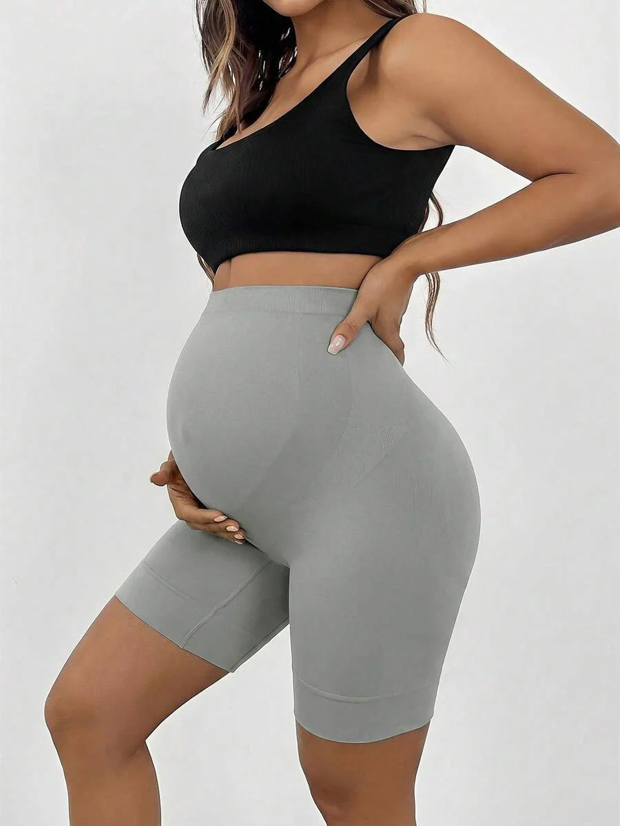 Fall Clothes,Autumn Clothes,Maternity Autumn Clothes Maternity Premium Maternity Shapewear, High Waisted Mid-Thigh Pregnancy Underwear Prevent Chaffing Soft Abdominal Support Maternity Biker Shorts Pregnancy Shorts Maternity Bike Shorts High Waisted