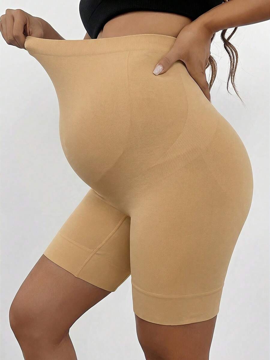 Fall Clothes,Autumn Clothes,Maternity Autumn Clothes Maternity Premium Maternity Shapewear, High Waisted Mid-Thigh Pregnancy Underwear Prevent Chaffing Soft Abdominal Support Maternity Biker Shorts Pregnancy Shorts Maternity Bike Shorts High Waisted