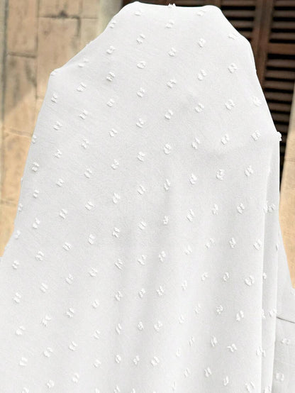 Pregnant Women's Jacquard Pleated Knotted Shoulder Casual Party Outing Camisole Dress