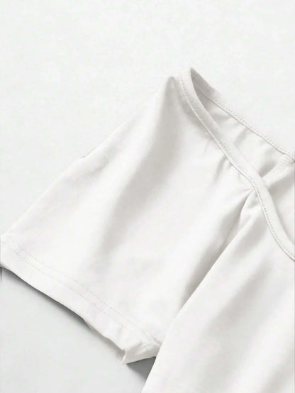 Maternity Short Sleeve Square Neck Skinny Jumpsuit High Stretch Casual Athletic Romper for Sports Daily Wear and Halloween