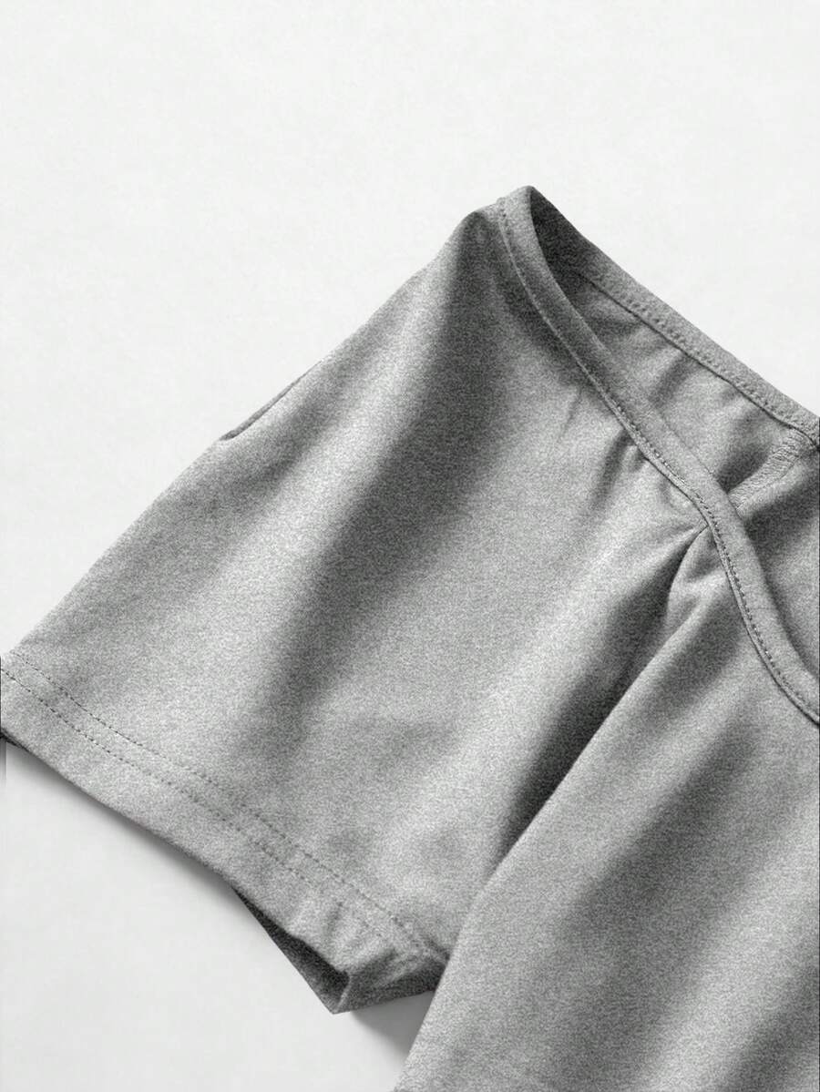 Maternity Short Sleeve Square Neck Skinny Jumpsuit High Stretch Casual Athletic Romper for Sports Daily Wear and Halloween