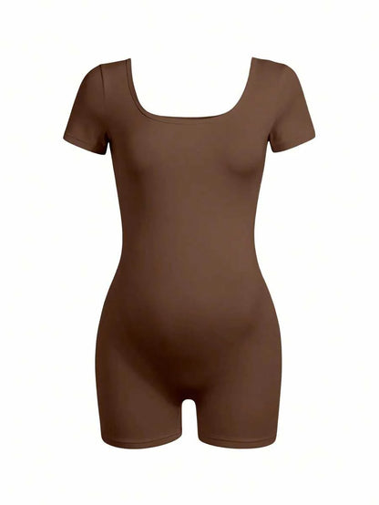Maternity Jumpsuit - Soft & Stretchy Minimalist Casual Design for Daily Activities